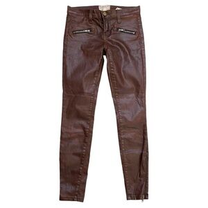 Current Elliott The SoHo zip stiletto skinny pants sz 25